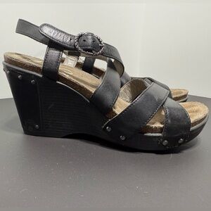 Dansko Studded Wedge Sandal Size 38